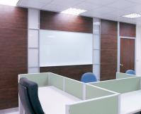 高隔間內崁烤漆玻璃白板