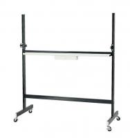 雙面磁性白板+旋轉架