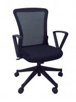 15.中背辦公椅-橘/黑