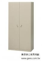  雙開門單人鋼製衣櫃